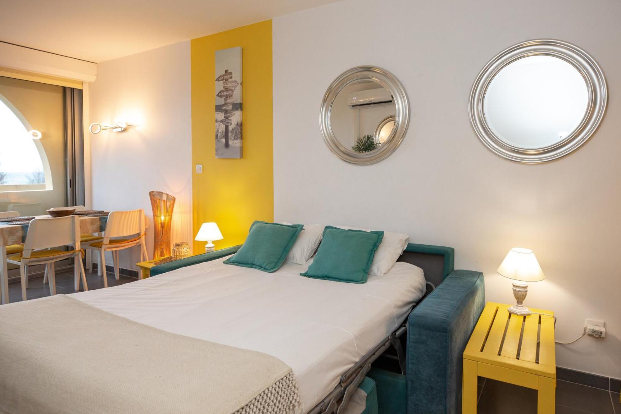 La Dune D'Or - Vue Mer, Studio Face A La Plage Avec Terrasse سورت-هوسيغور المظهر الخارجي الصورة