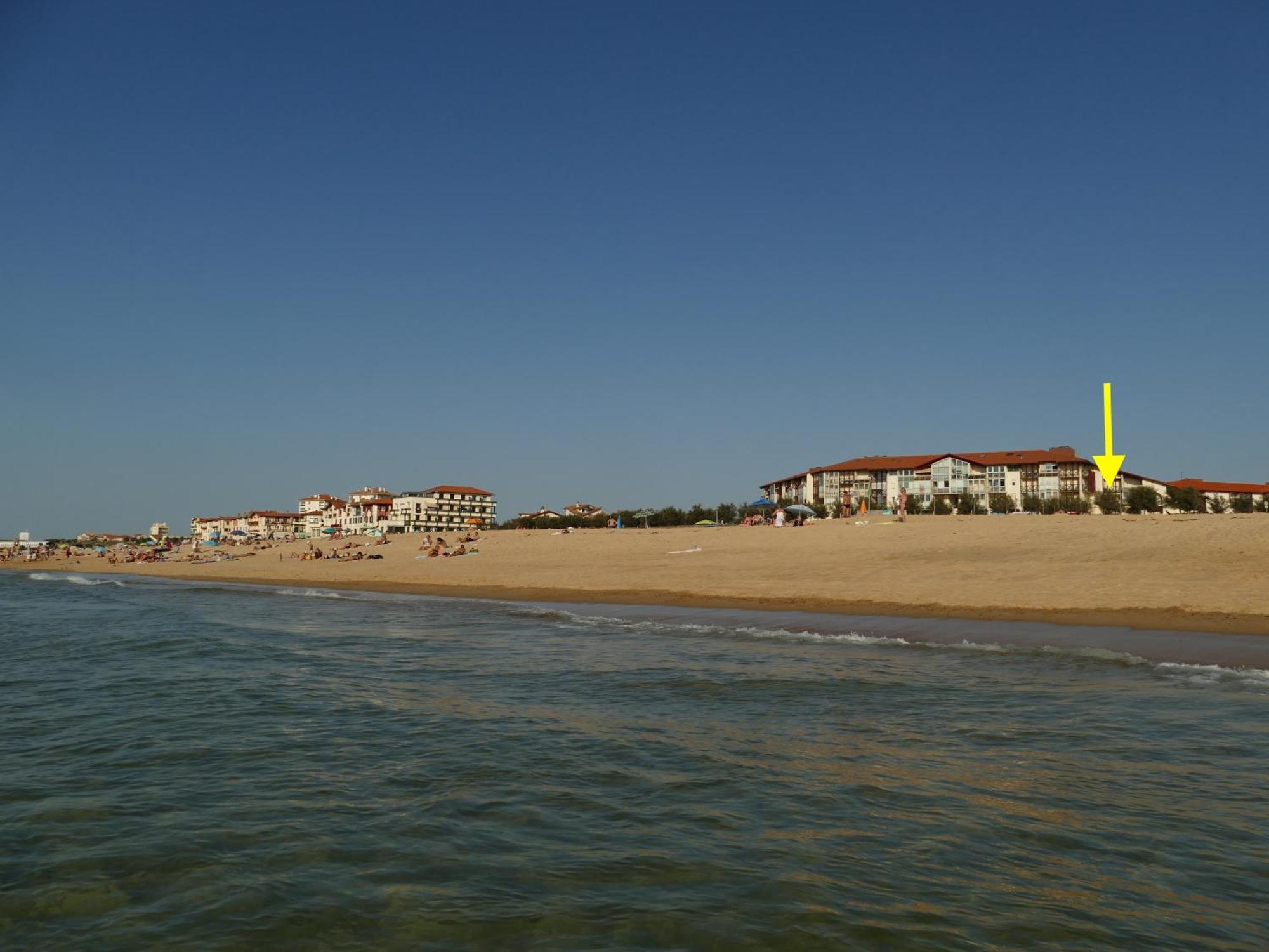 La Dune D'Or - Vue Mer, Studio Face A La Plage Avec Terrasse سورت-هوسيغور المظهر الخارجي الصورة