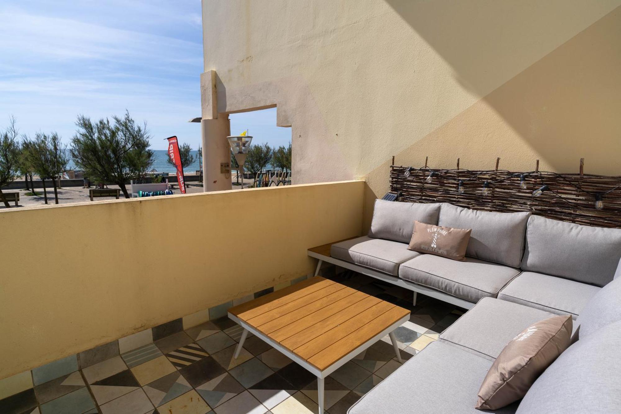 La Dune D'Or - Vue Mer, Studio Face A La Plage Avec Terrasse سورت-هوسيغور المظهر الخارجي الصورة