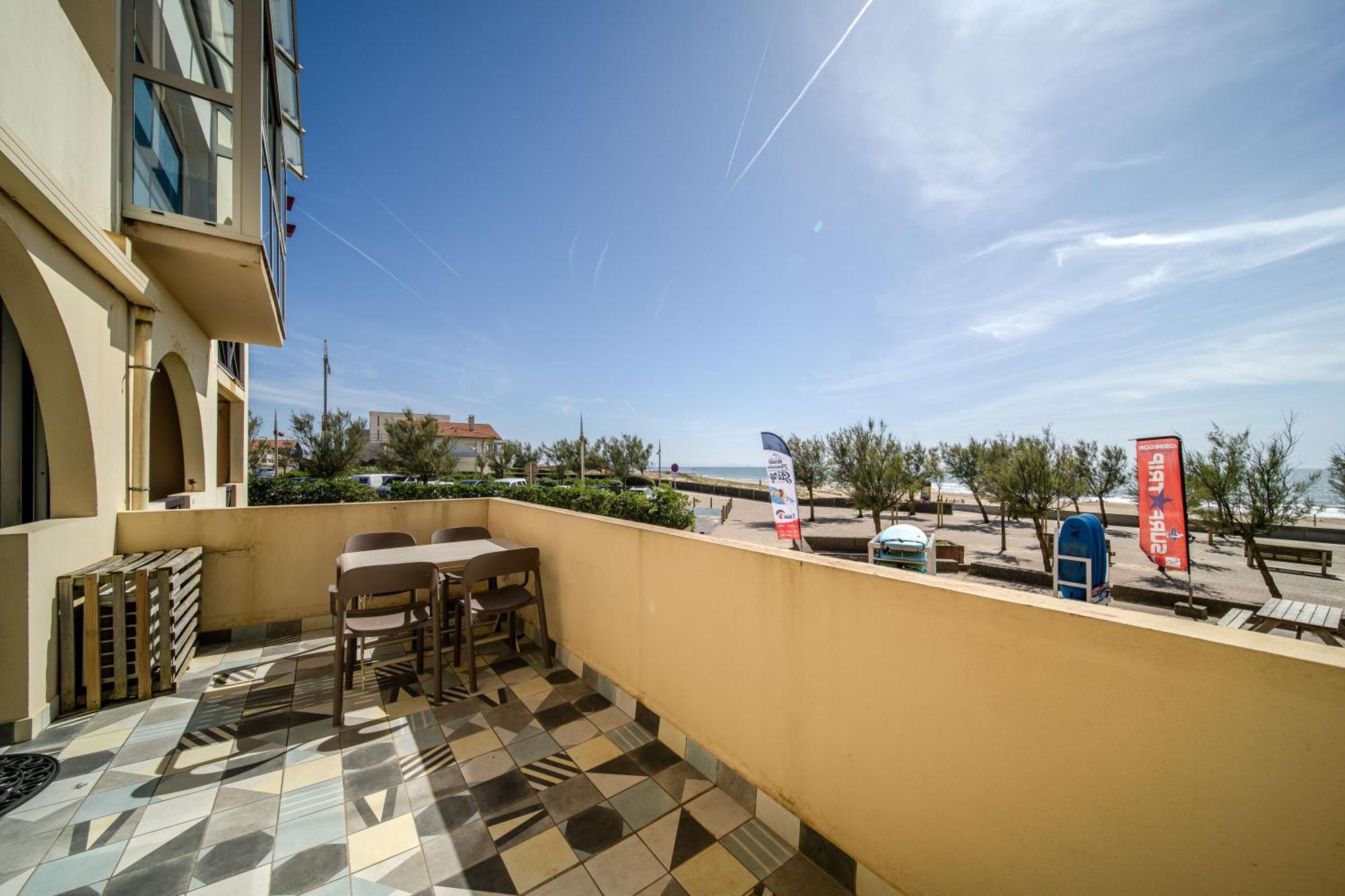 La Dune D'Or - Vue Mer, Studio Face A La Plage Avec Terrasse سورت-هوسيغور المظهر الخارجي الصورة